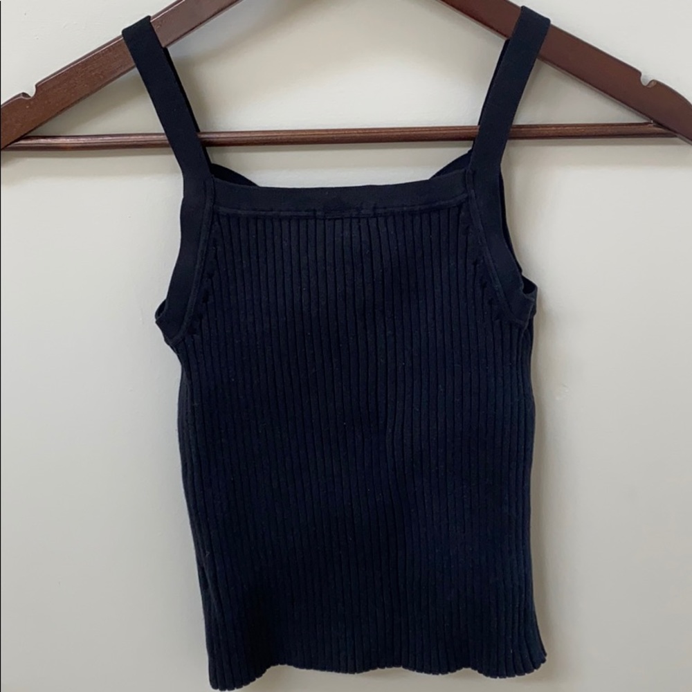 GapStretch Crop Rib Tank Top - Picture 4 of 4
